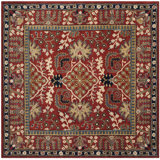 Antiquity Hand-Tufted Red Area Rug