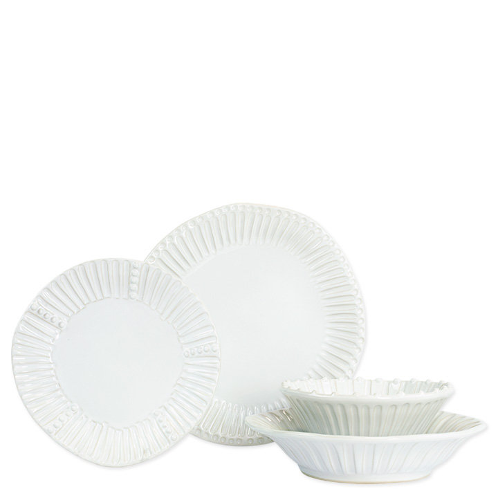 Incanto Handmade Stoneware Salad/Dessert Plate, White