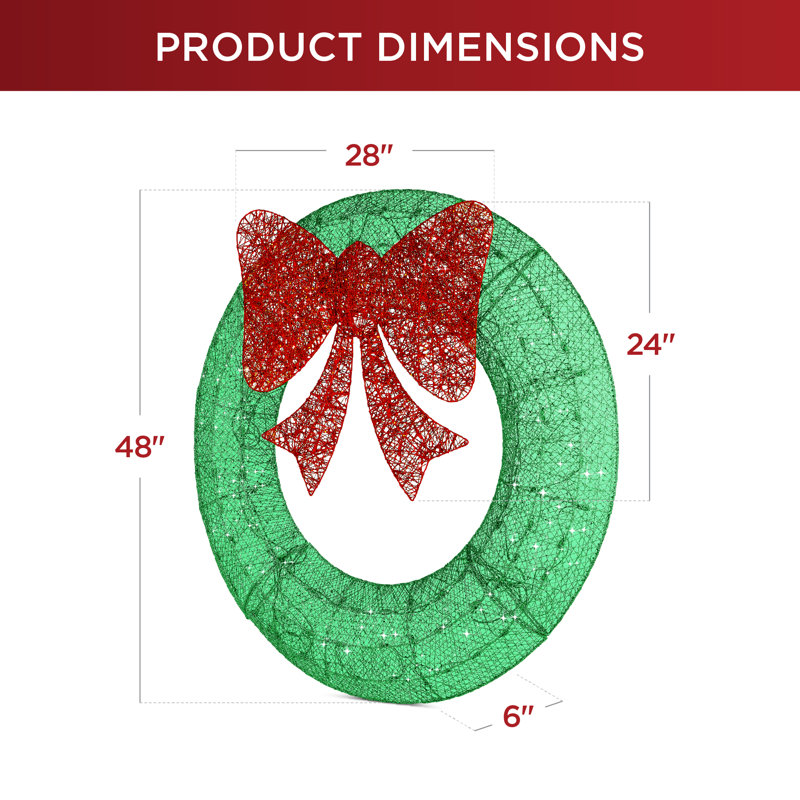 Faux 48'' Wreath