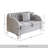 Cheribin 52.4" Velvet Loveseat