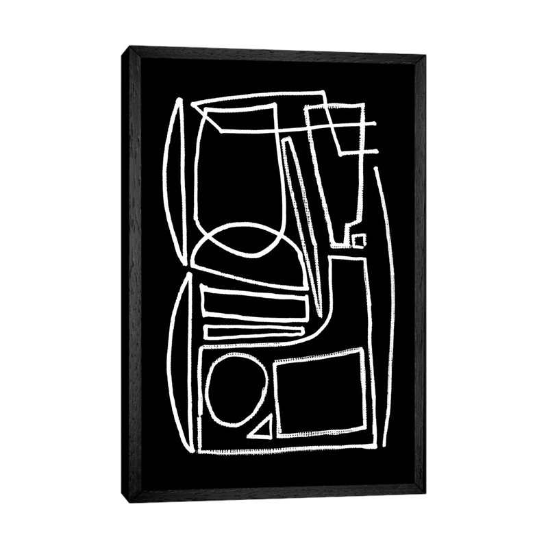 Stark by Dan Hobday - Print on Canvas, Black Framed, 152.4cm H x 101.6cm W x 3.81cm D