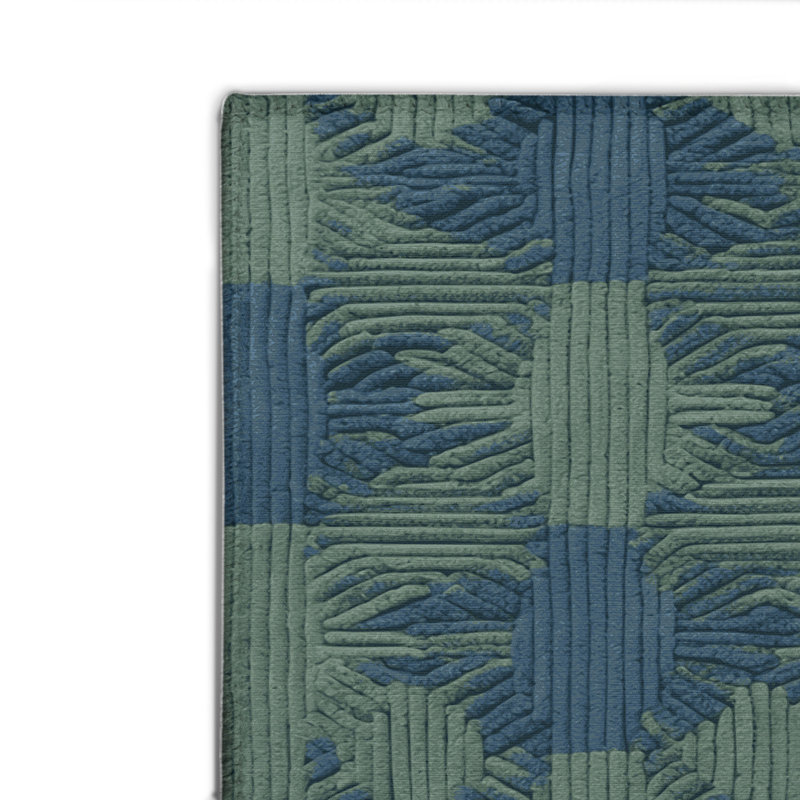 Tapis gris intérieur et extérieur Trellis, Rectangulaire 2 pi x 3 pi