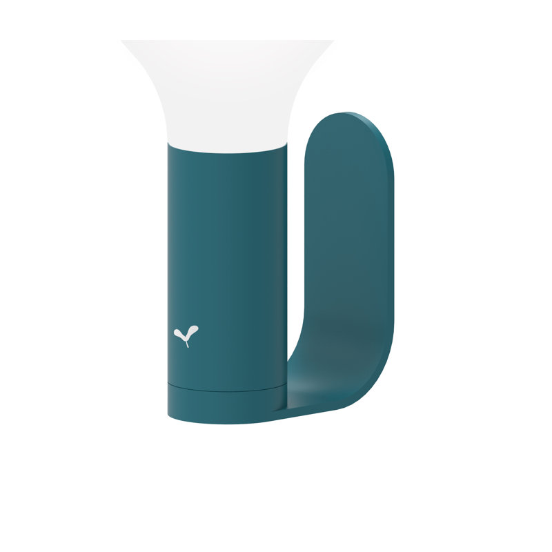 Aplo Outdoor Armed Sconce, Acapulco Blue