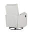 Swivel rocking recliner chair with adjustable footrest-1895707045