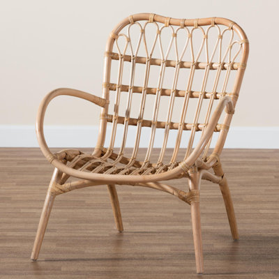 Rollison 28.7'' Wide Rattan Armchair