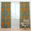 Flower Pattern Botanic Texture - Bohemian Velvet Curtain - Room darkening - 1 panel