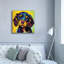  «Woof Spaniel» par Rich Monet, art mural sur toile, 37 po x 37 po