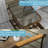 Patio Glider Bench With - Coating And Mesh - Gray Outdoor Chair Waterproof Seat