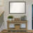 Incline Non-Beveled Wood Framed Wall Mirror-119688953-119688951