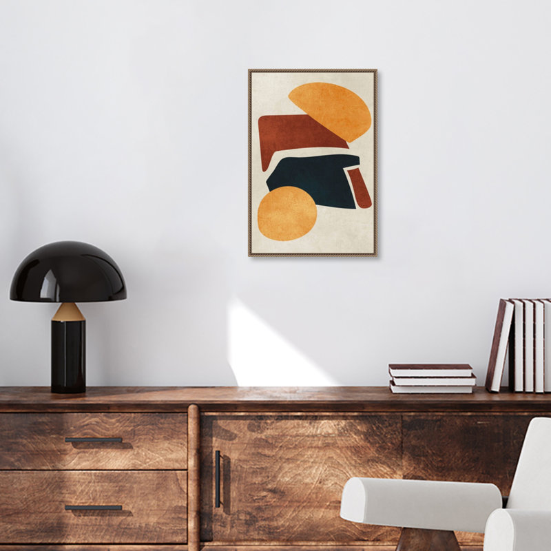 «Earth Tone» par Incado, reproduction d'art sur toile encadrée