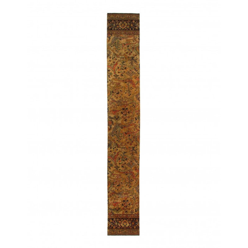 Signe Wool Oriental Area Rug in Brown