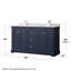 Meuble-lavabo de 60 po avec miroir Avery-80214056-41604502