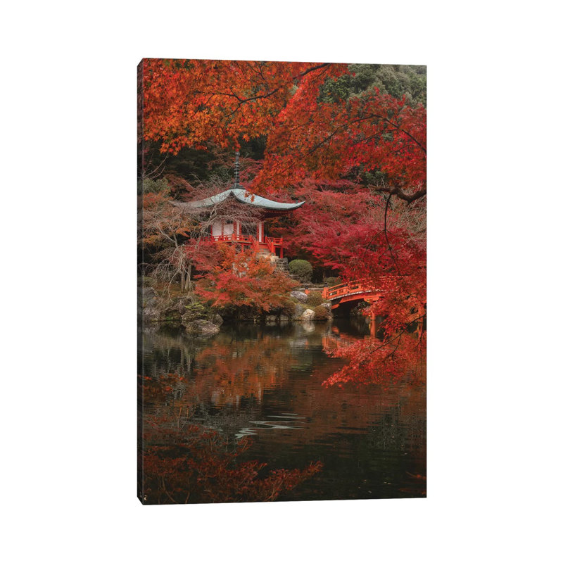 Autumn In Japan XXX by Daisuke Uematsu - Print on Canvas, 66.04cm H x 45.72cm W x 1.91cm D, Wrapped Canvas