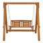Arianna 2 Person Rubberwood Porch Swing