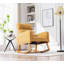 Chaise berçante en lin-88579844