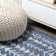 Tapis intérieur / extérieur bleu / ivoire Wiese-1974447842