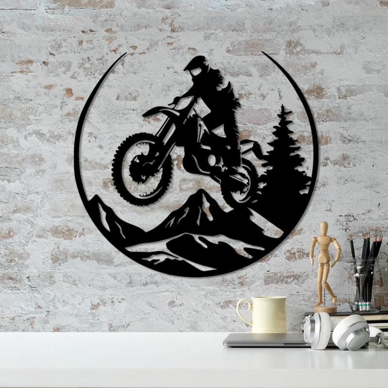 Decorative Metal Wall Accessory, Black Finish, 18.1 x 19.3 inches | 100% Metal Construction, Thickness: 0.06 inches | Lightweight at 1.9 lbs, Perfect for Home Decor, Adds Elegance to Any Room