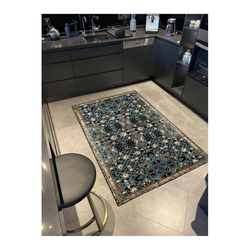 Salon moderne et décoratif avec des motifs de style ethnique, Rectangle 2 pi 4 po x 4 pi