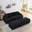 Eugenija 88.58'' 4 - Piece Upholstered Sectional-1903531296