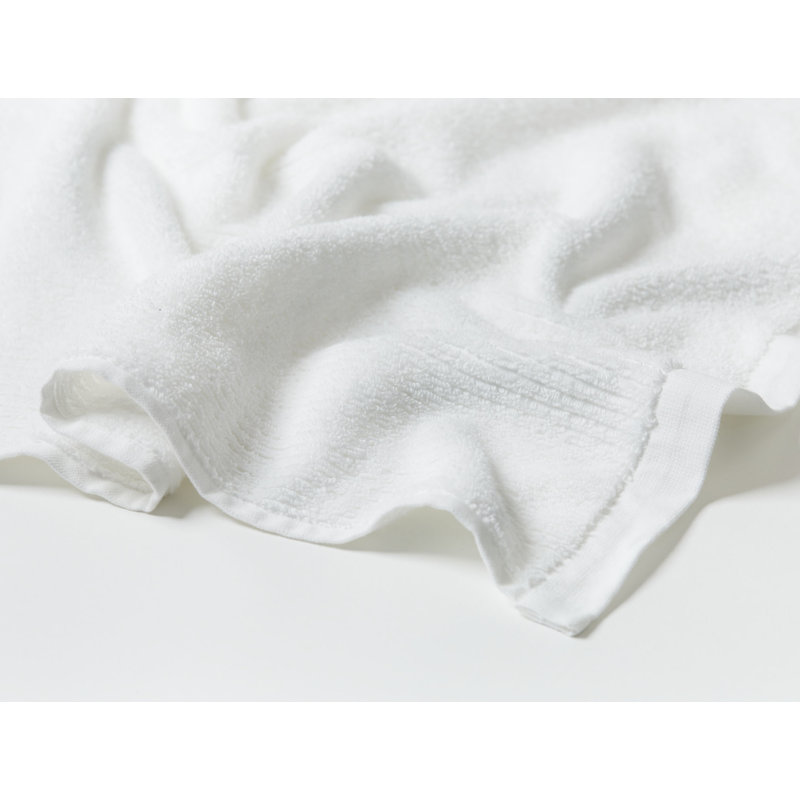 100% coton biologique Temescal, Towel Set, Blanc alpin