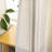 Linen Blend Striped Grommet Light Filtering Curtain Panel For Living Room-1547071029-1547071031