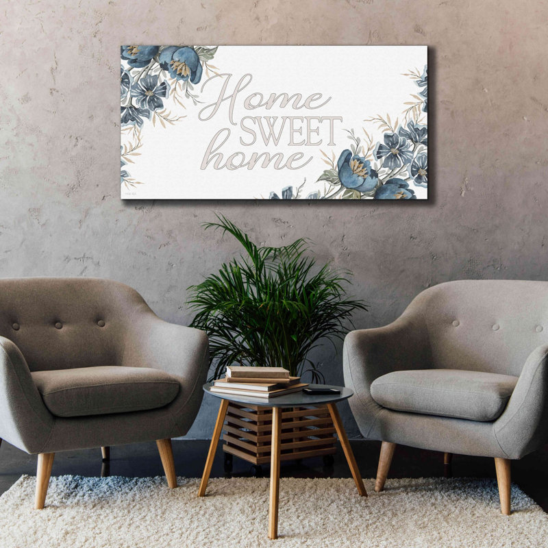 «Home Sweet Home» par Cindy Jacobs, art mural sur toile giclée, 40 po x 20 po, H 30 po x l 60 po