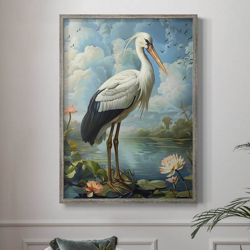 ANIMALS Series CII, reproduction encadrée - bois massif, H 11 po x l 9 po