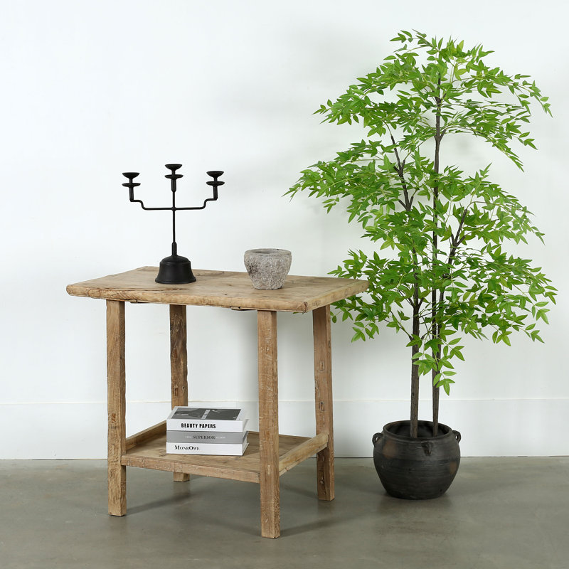 Solid Wood End Table