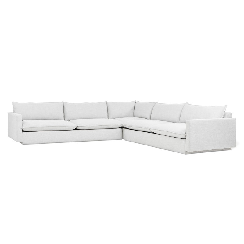 Sola Bi-Sectional, Maberly Dove 100% Polyester