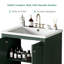 Meuble-lavabo autoportant moderne avec meuble-lavabo en céramique 24 po Northridge-1762587391