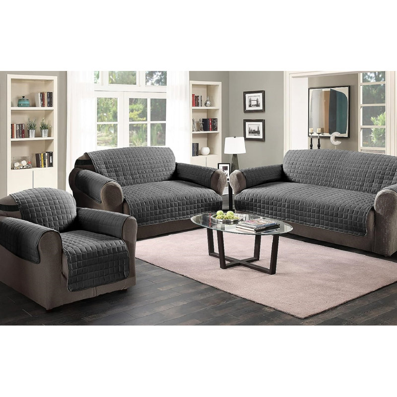 1 Seater Furniture Protector Cream, Charcoal