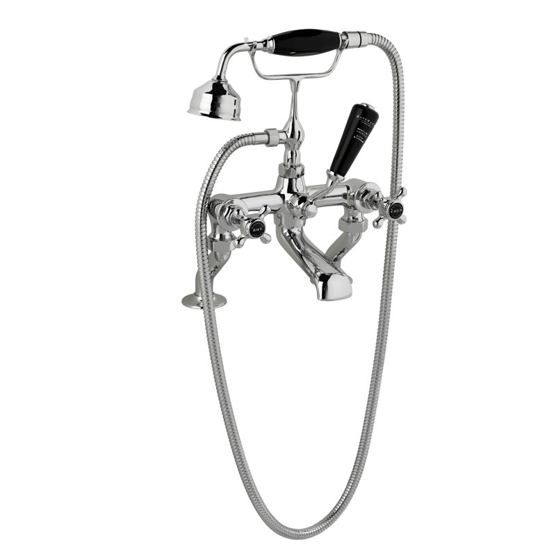 3 Handle Deck Bath Shower Mixer Bath Filler with Diverter