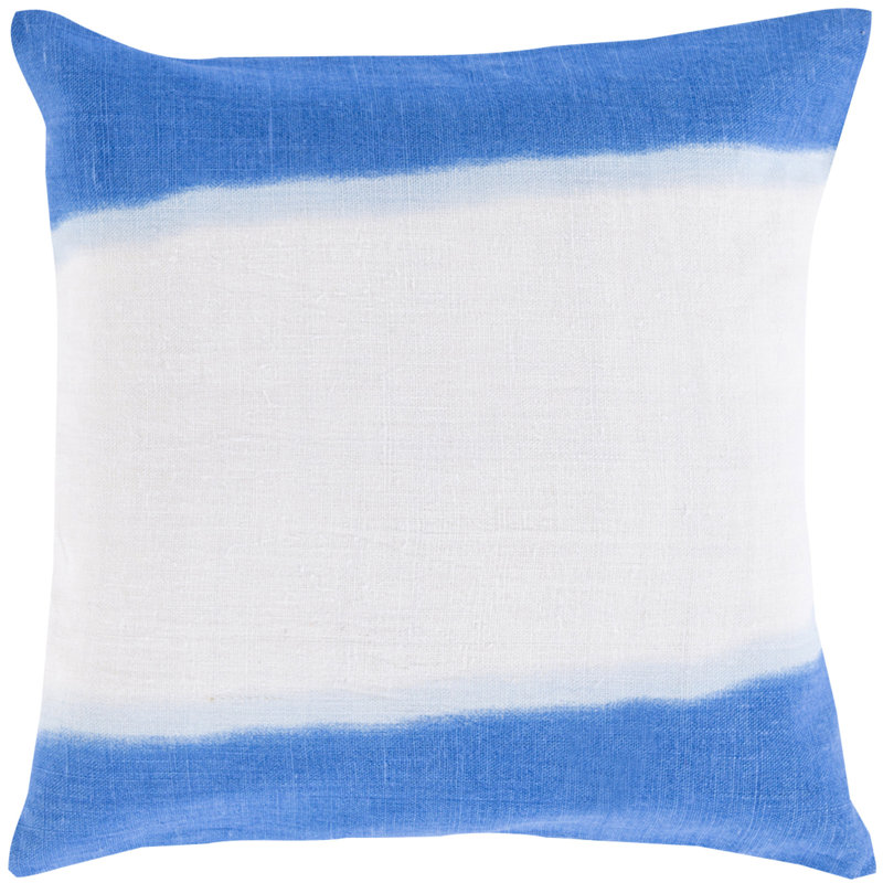 Double Dip Pillow Cover, 20" x 20", Bright Blue