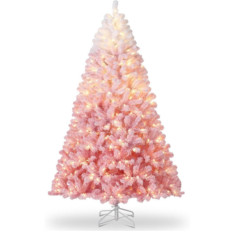 Lighted Artificial Christmas Tree, 1.8m H