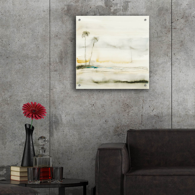  «Solstice 5» par DAG, Inc, art mural en verre acrylique, 24 po x 24 po, H 24 po x l 24 po