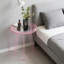 Table d'appoint en acrylique rose moderne Modern-1642486031
