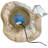 Fabric Tree Topper - Lighted