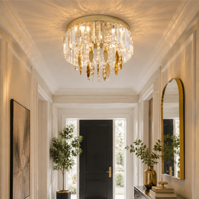 1 - Light Crystal LED Chandelier