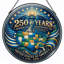 Panneau de fenêtre en verre pour décoration intérieure American Independance USA 250th Anniversary - H 12 po-126676110