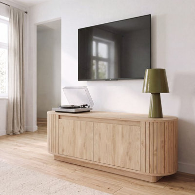 Chanceton TV Cabinet with Two Cupboards