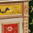 Hand-Painted Entryway Cabinet