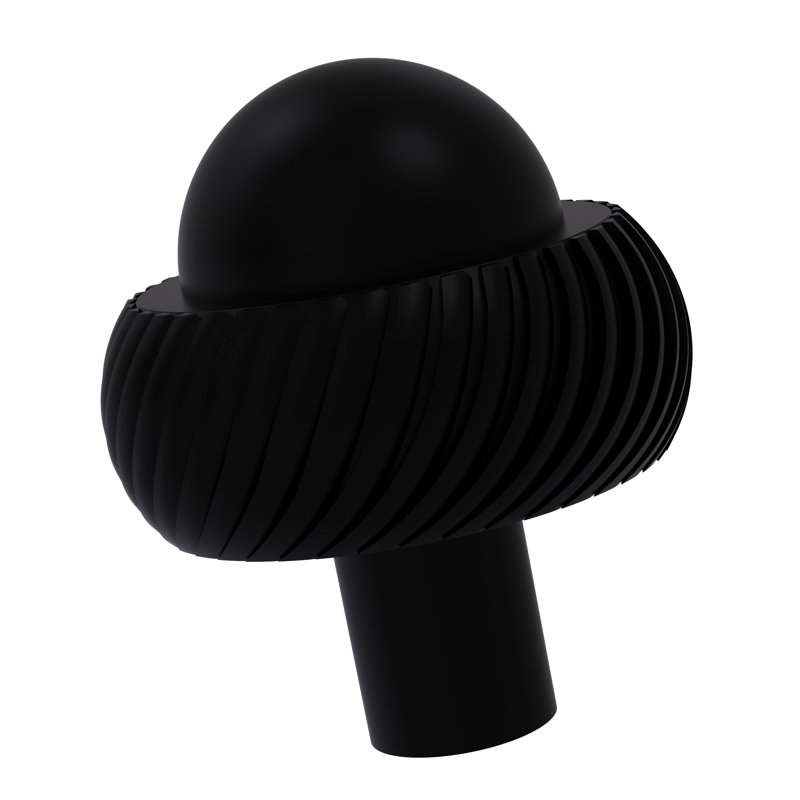 1 1/2" Novelty Knob, Matte Black