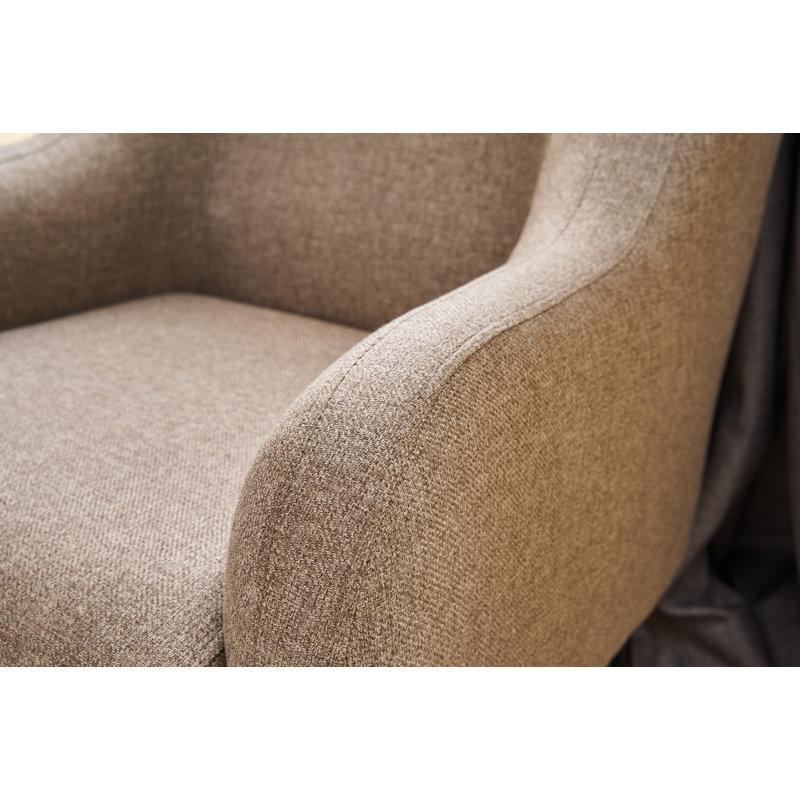 Allinson Upholstered Accent Chair, Brown