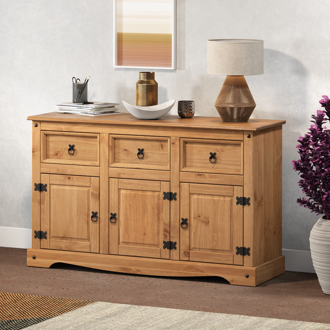 Palmea 125cm Solid Wood Sideboard