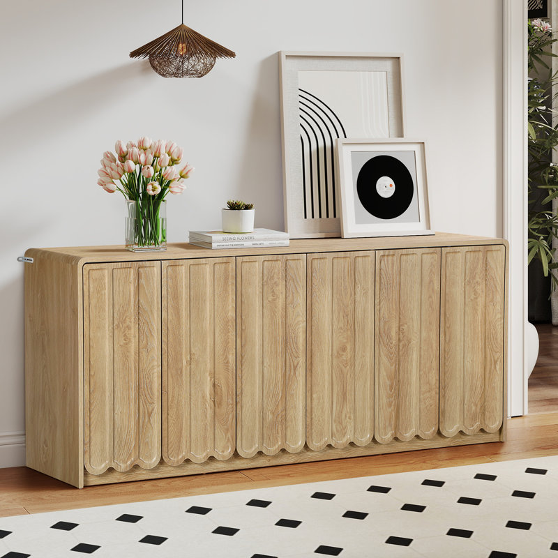 6 - Door Accent Cabinet, Natural