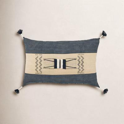 Senna Tassels Cotton Throw Pillow
