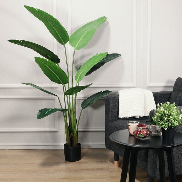 Bayou Breeze Artificial Palm Plant in Pot & Reviews | Wayfair