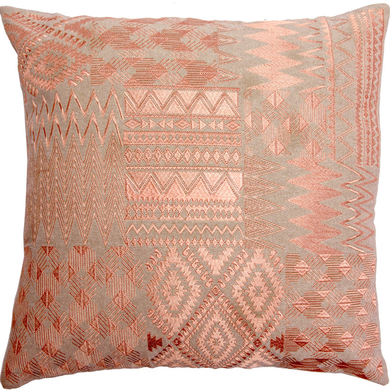 Housse de coussin Arya, Corail
