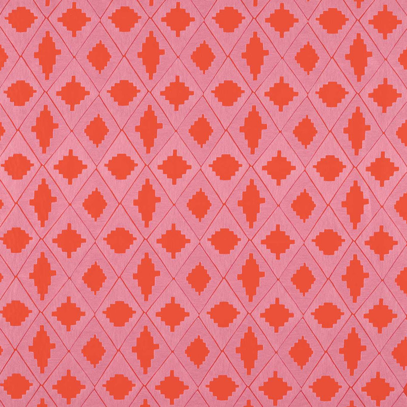 Garden Terrace Fabric, Ruby/Rose