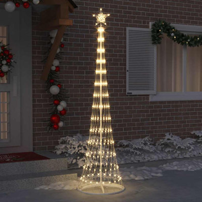 LED Christmas Tree 70 x 70 x 250 cm Metal